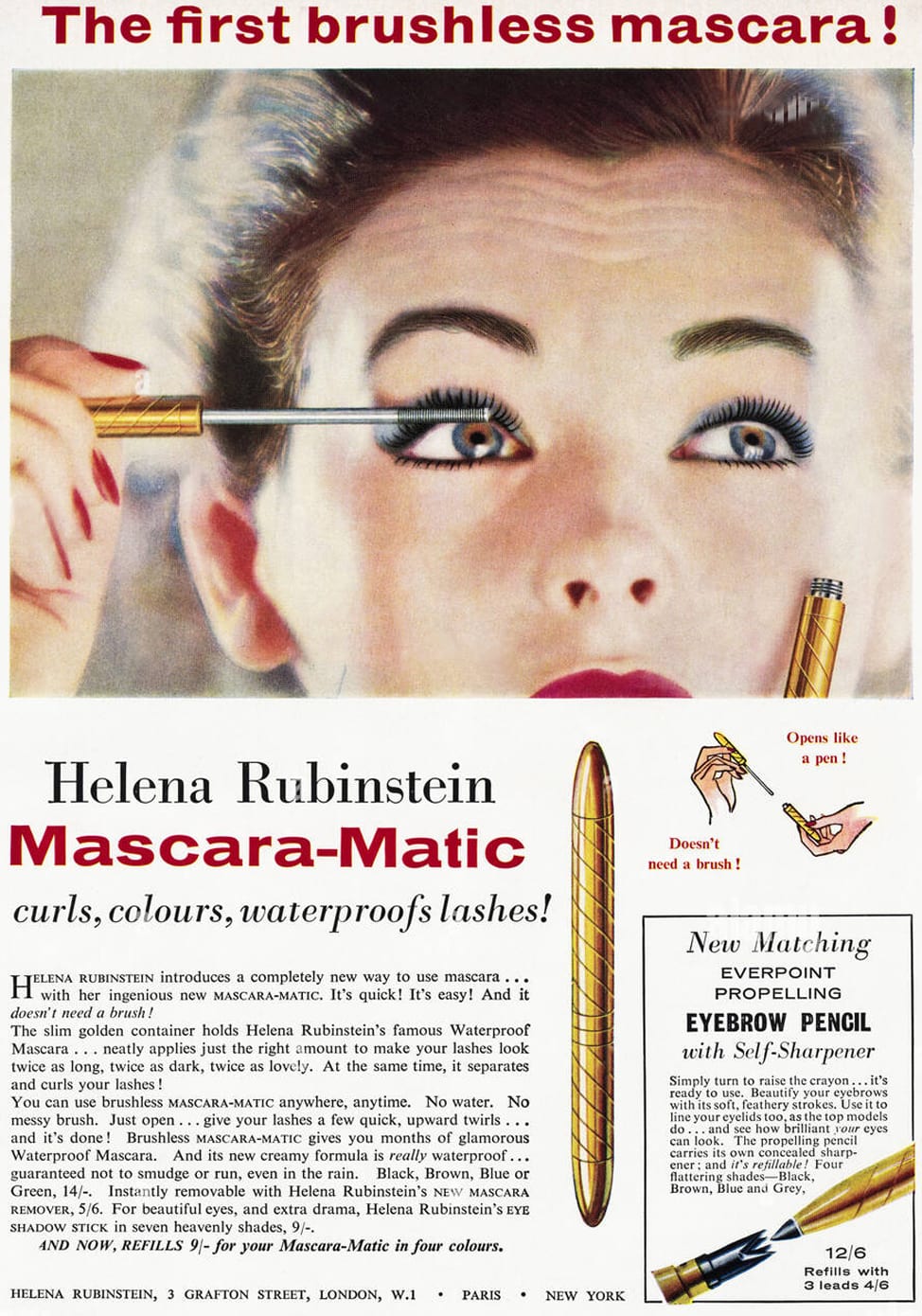 Elegantes Helena Rubinstein Mascaras Ebenbild
