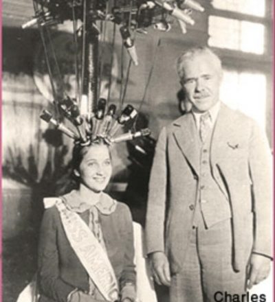 Karl-Nessler y su esposa